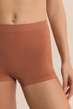 Short boyleg sans coutures en coton biologique