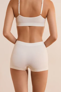 Short boyleg sans coutures en coton biologique