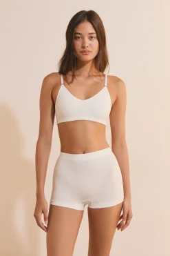 Short boyleg sans coutures en coton biologique