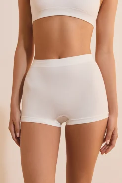 Short boyleg sans coutures en coton biologique