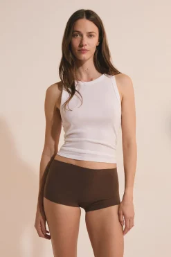 Short boyleg sans coutures en coton