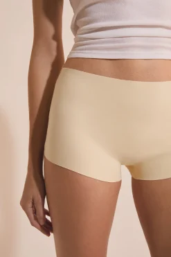 Short boyleg sans coutures en coton