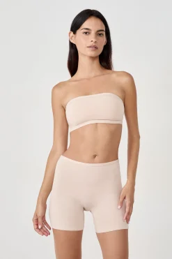 Short cycliste en coton biologique extensible