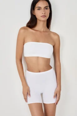 Short cycliste en coton biologique extensible