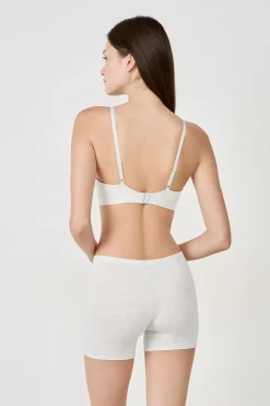 Short cycliste en coton biologique extensible