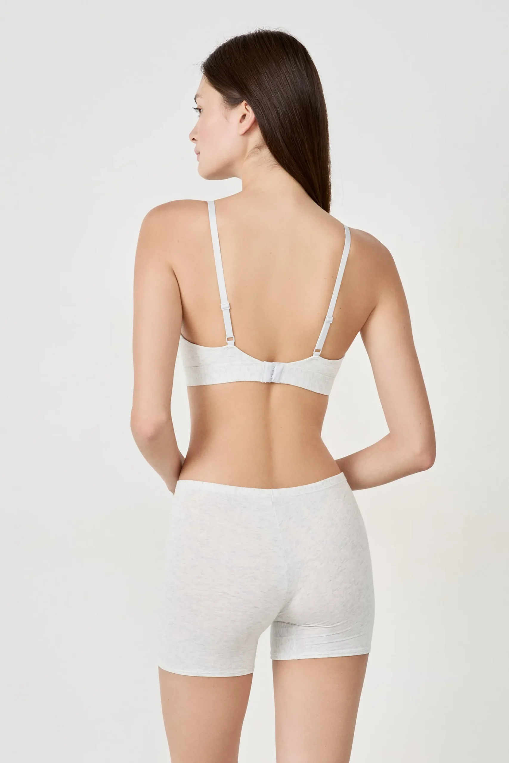 Short cycliste en coton biologique extensible