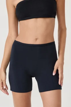 Short cycliste en coton biologique extensible