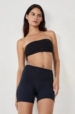 Short cycliste en coton biologique extensible