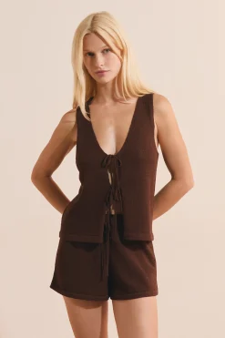 Short de pyjama avec cordon