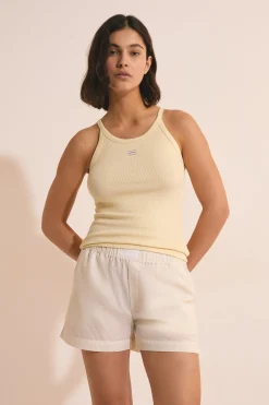 Short de pyjama avec coton gaufré