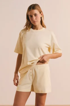 Short de pyjama boyfriend en coton