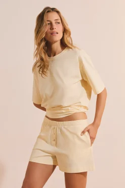 Short de pyjama boyfriend en coton