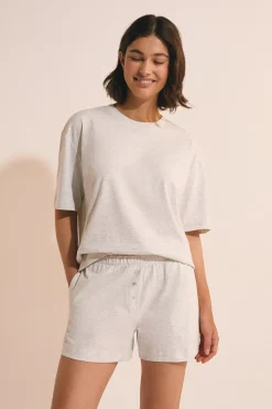 Short de pyjama boyfriend en coton