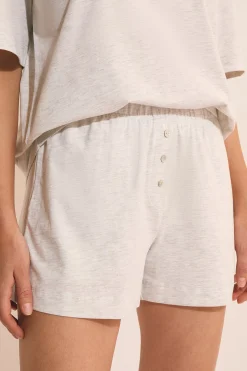 Short de pyjama boyfriend en coton