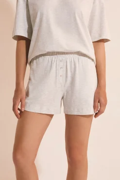 Short de pyjama boyfriend en coton