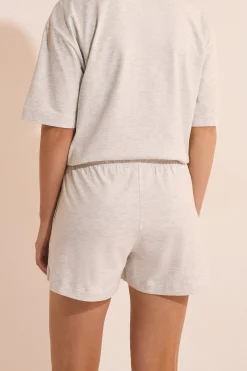 Short de pyjama boyfriend en coton