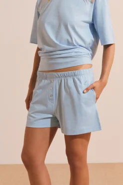 Short de pyjama boyfriend en coton