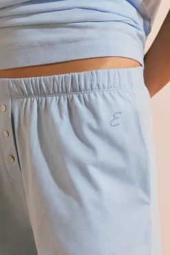 Short de pyjama boyfriend en coton