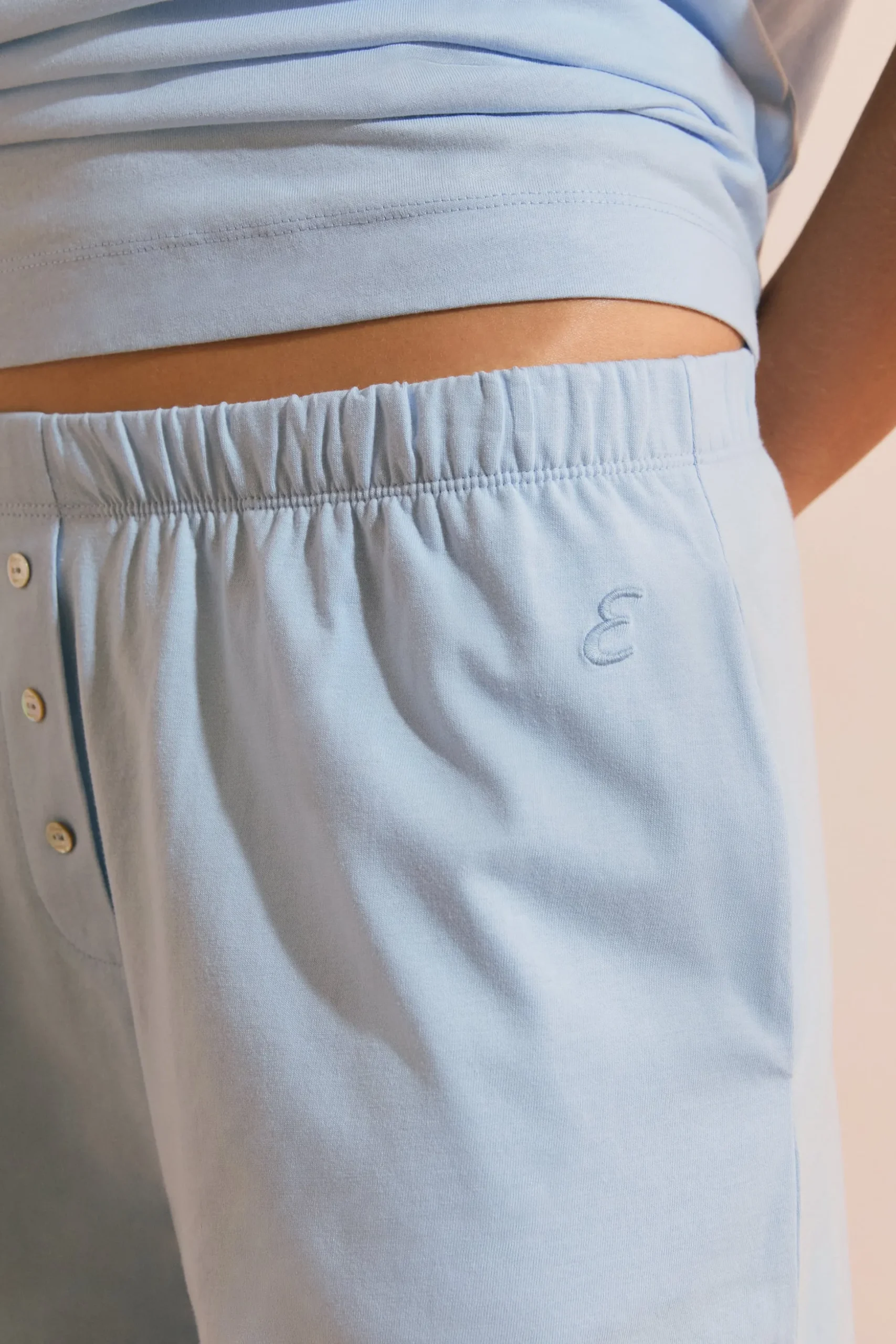 Short de pyjama boyfriend en coton