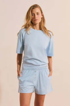 Short de pyjama boyfriend en coton