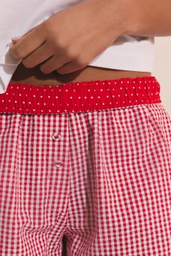Short de pyjama à carreaux
