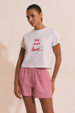 Short de pyjama à carreaux