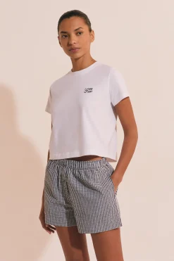 Short de pyjama à carreaux