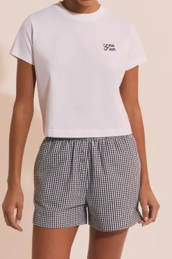 Short de pyjama à carreaux