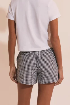 Short de pyjama à carreaux