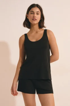 Short de pyjama en lin