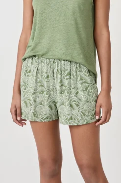 Short de pyjama à imprimés