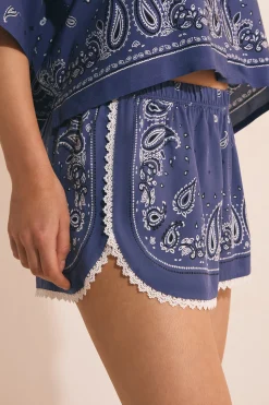 Short de pyjama à motifs
