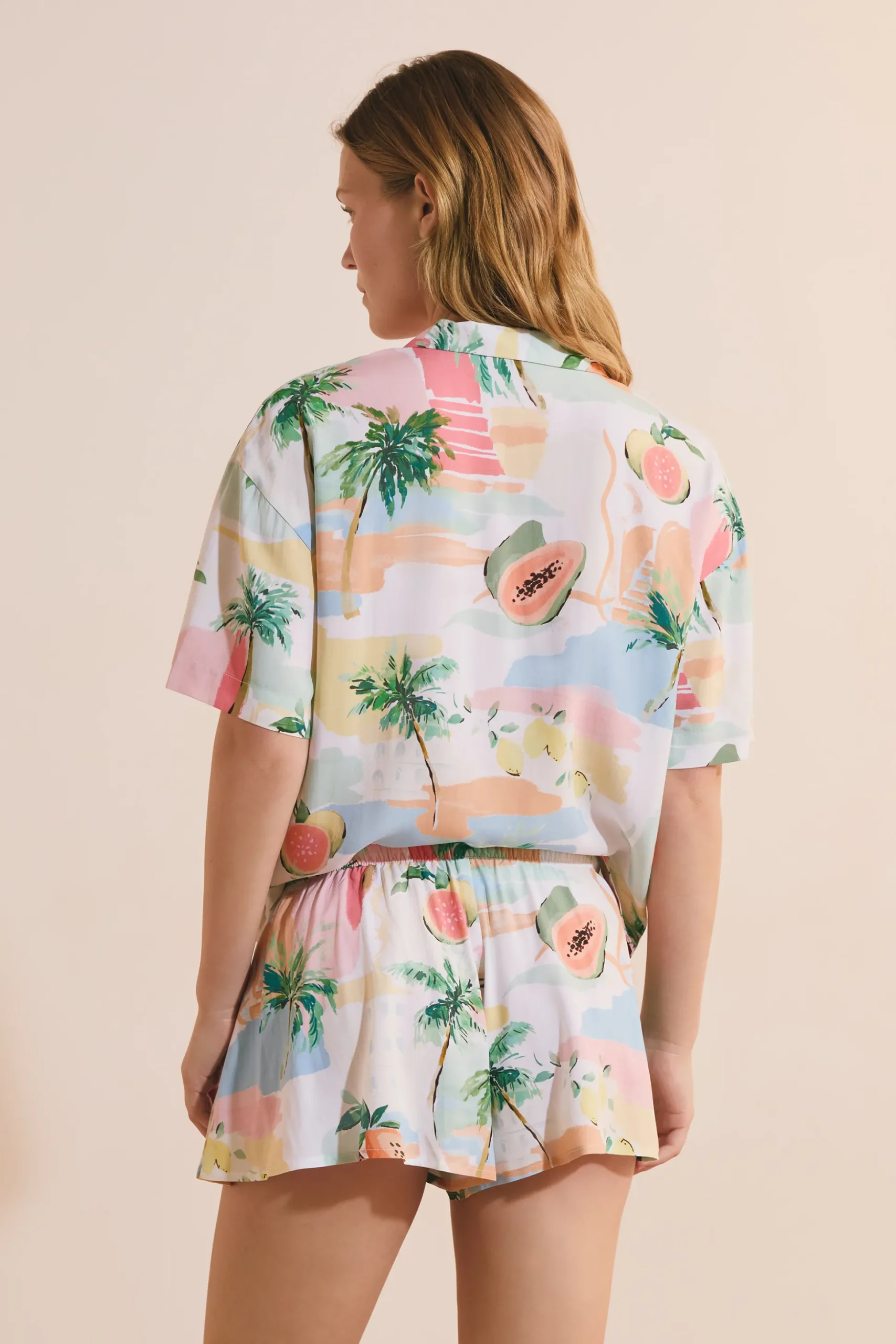 Short de pyjama à motifs
