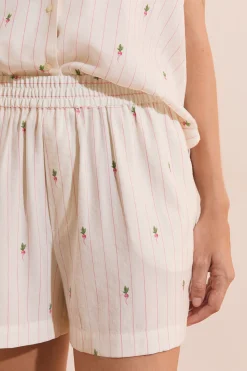 Short de pyjama à motifs