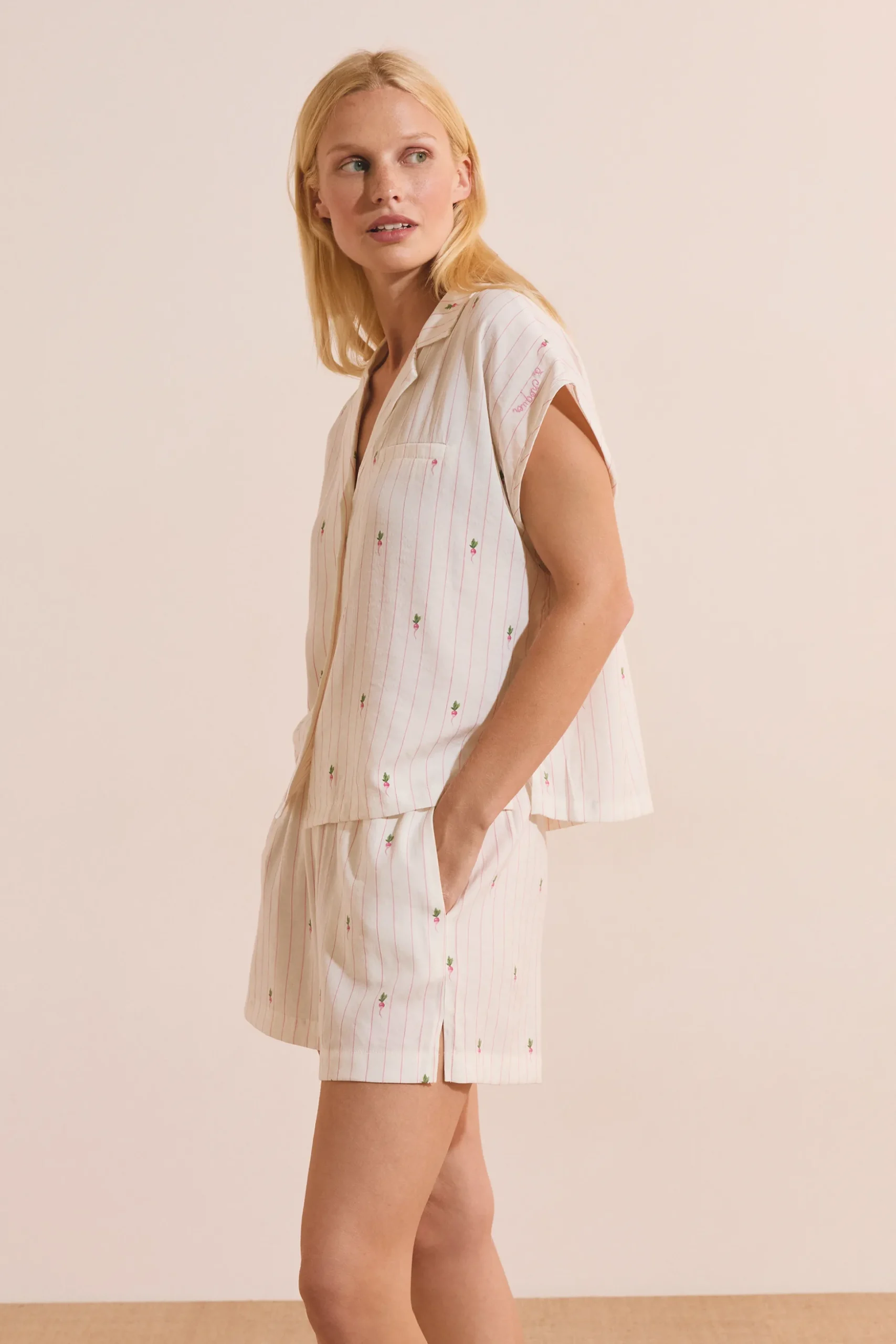 Short de pyjama à motifs