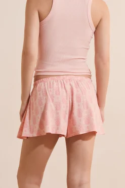 Short de pyjama à motifs