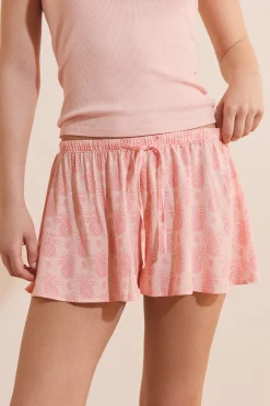 Short de pyjama à motifs