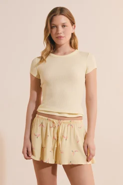 Short de pyjama à motifs