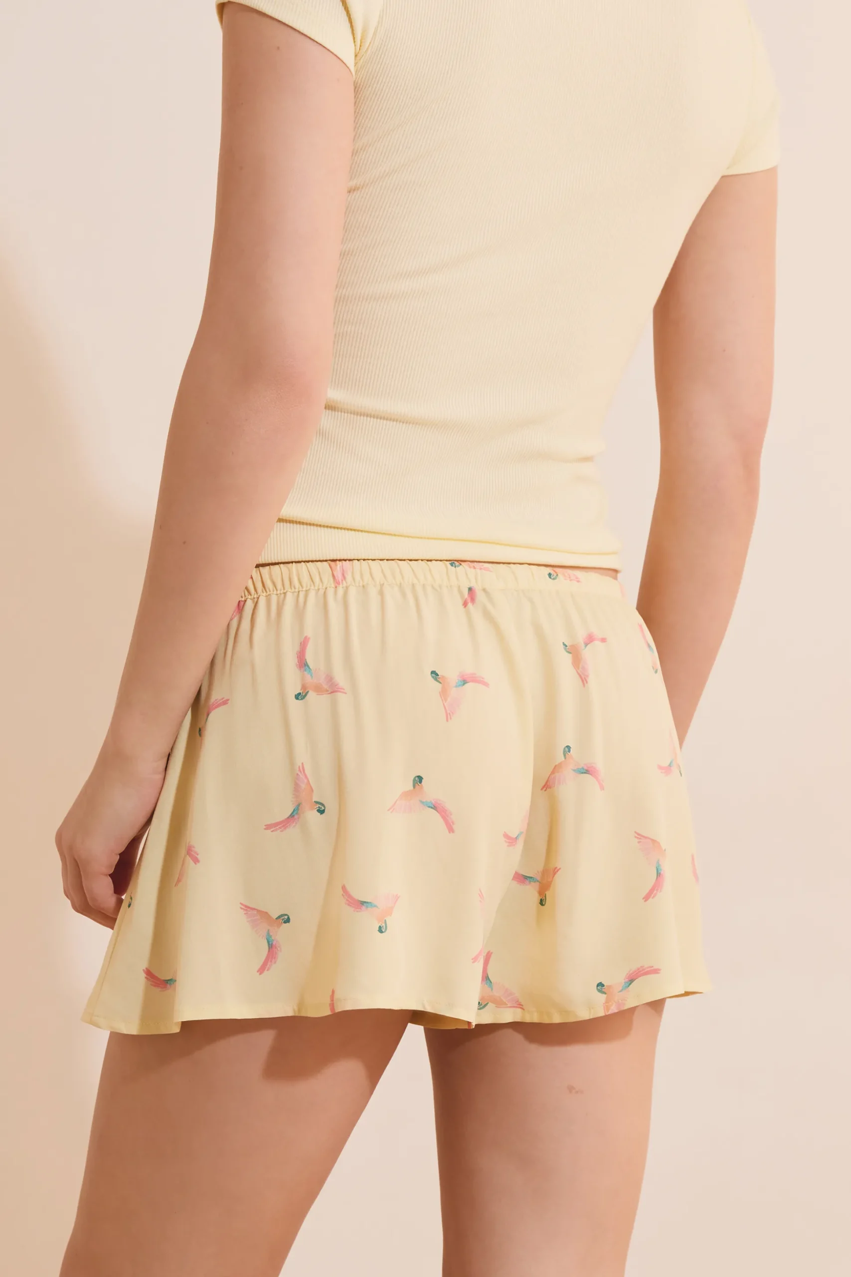 Short de pyjama à motifs