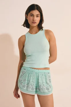 Short de pyjama à motifs