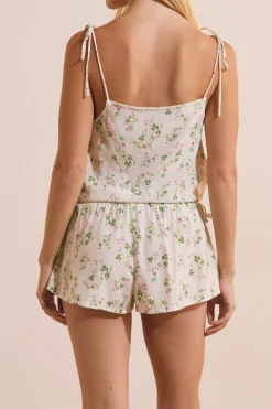 Short de pyjama à motifs radis