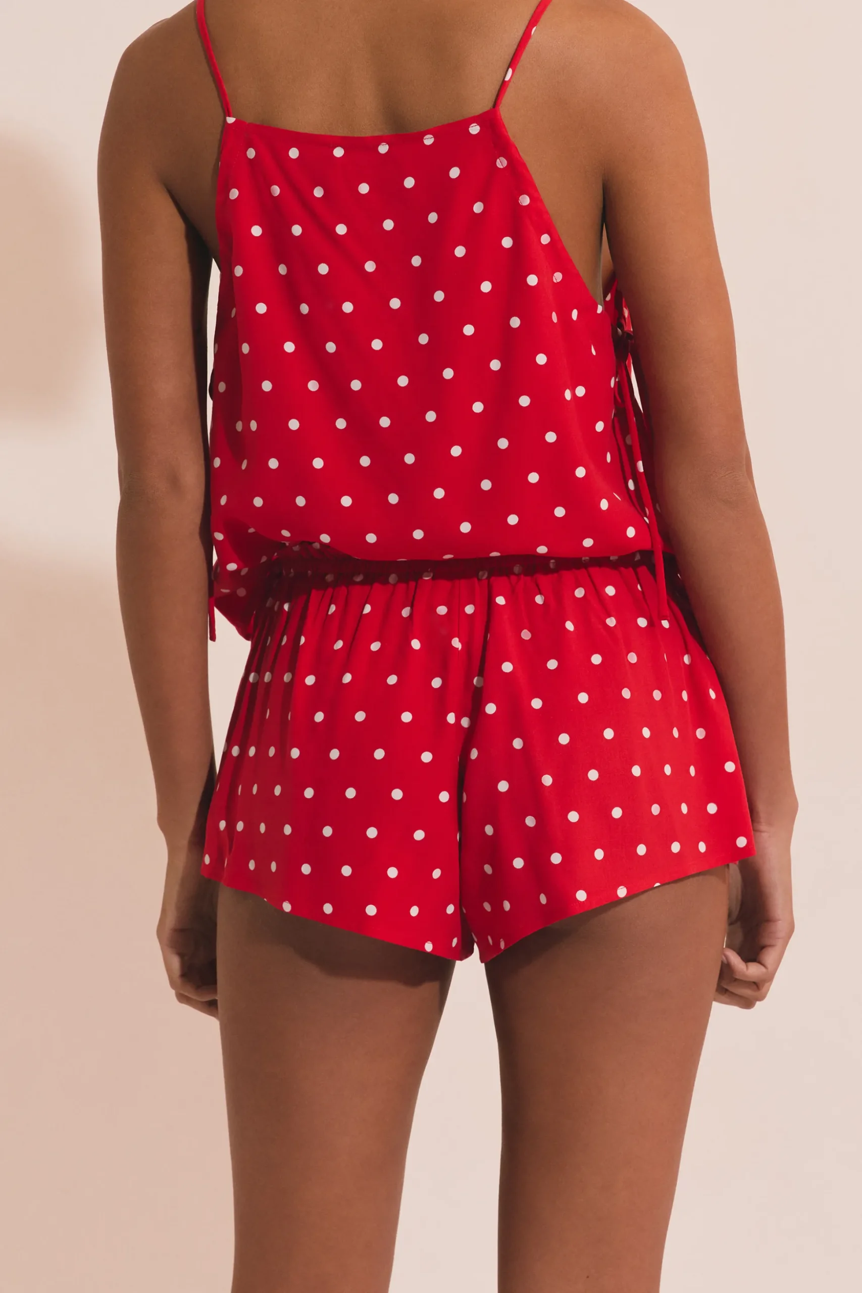 Short de pyjama à pois