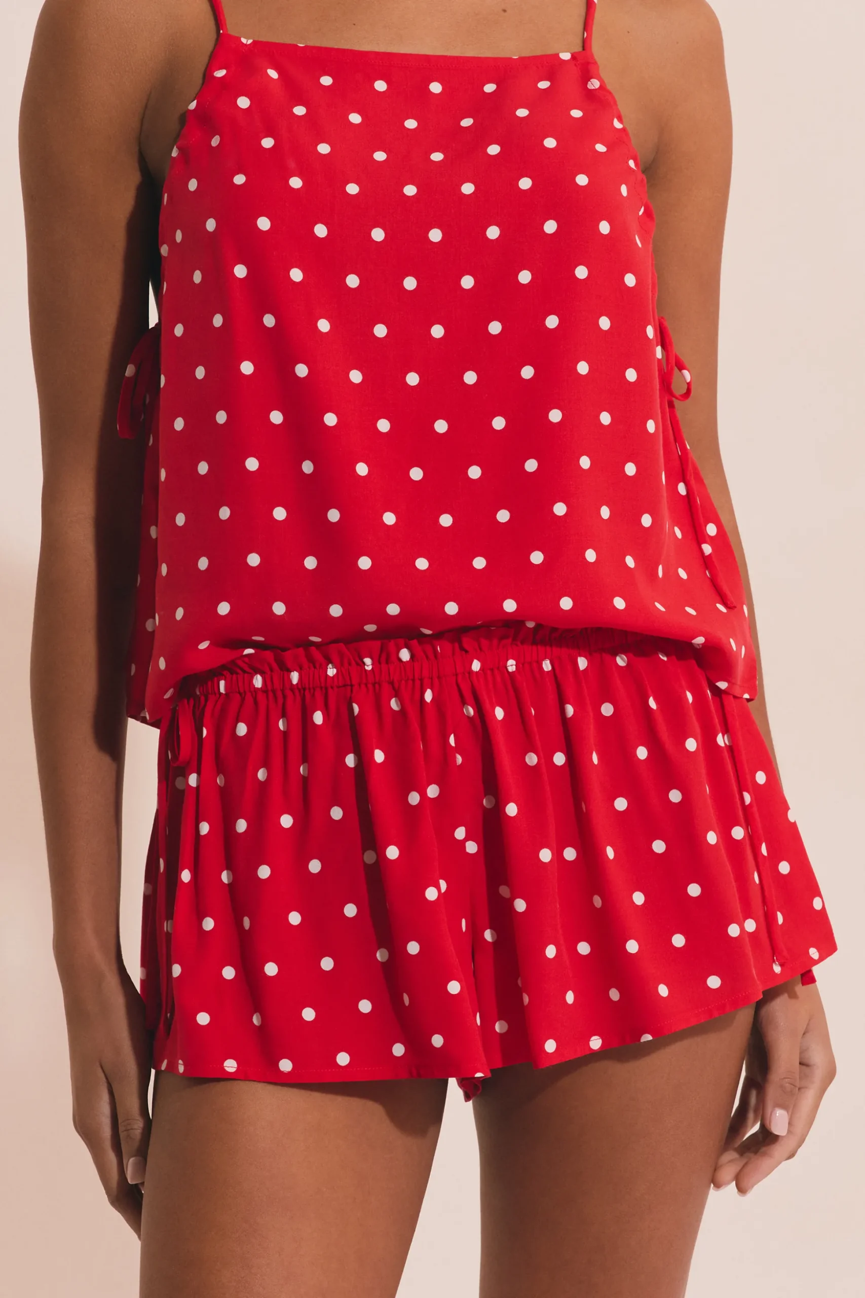 Short de pyjama à pois