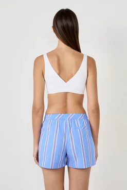 Short de pyjama rayé
