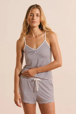 Short de pyjama à rayures