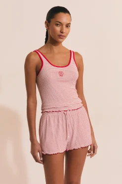 Short de pyjama à rayures