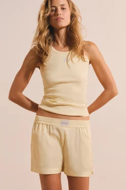 Short de pyjama satiné