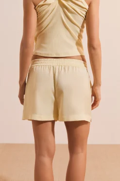 Short de pyjama satiné