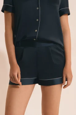 Short de pyjama satiné