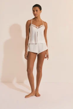 Short satiné